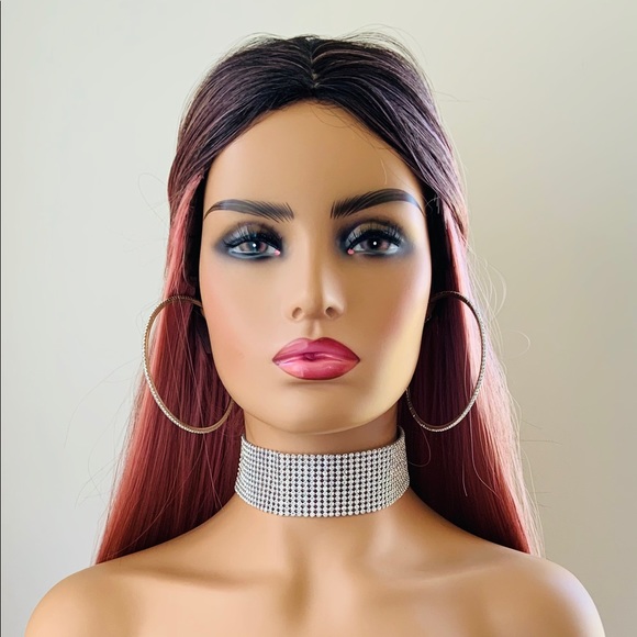 Gorgeous Effortless Style Ombre Pink Wig for Daily Wear - Picture 13 of 16